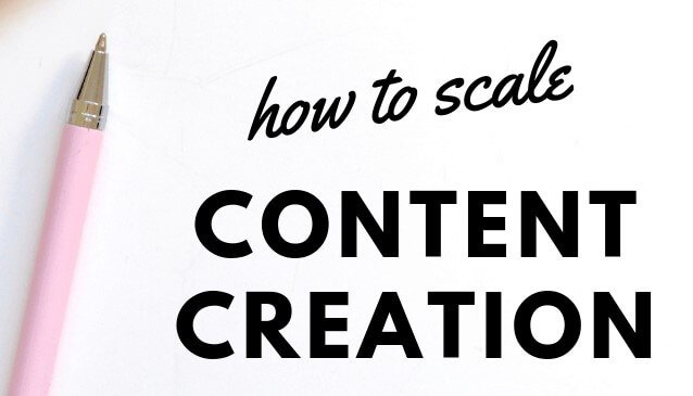 scale content creation process with ai